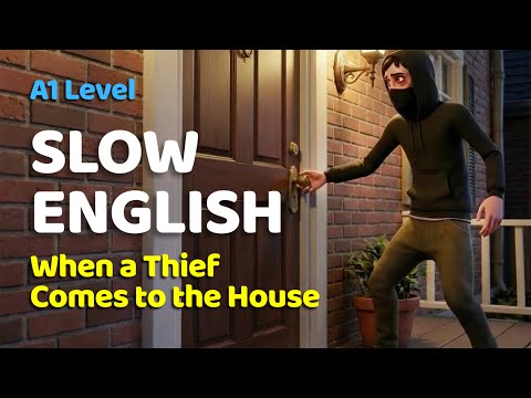 When a Thief Comes to the House | English Listening Practice for Beginners (A1 Level)