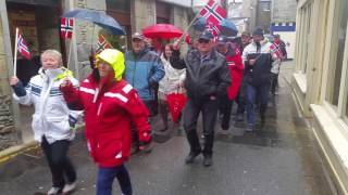 Lerwick Shetland 17.mai 2016