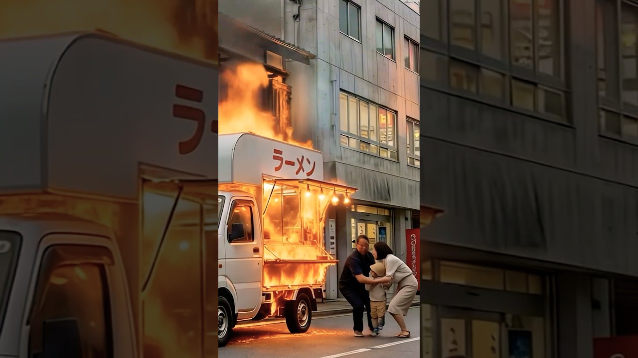 Japanese people help each other.