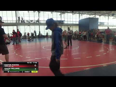 77 Lbs Round 1 - Easton Posten, North Hall WC Vs Kason Williams, Georgia C301