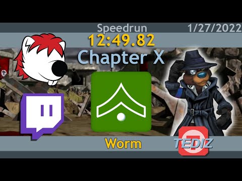 [Worm | Speedrun] Chapter X Tediz - Conker: Live & Reloaded (12:49.82) WR