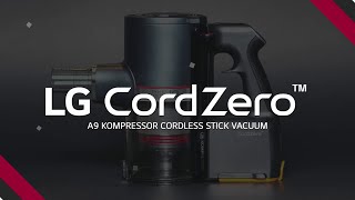 Video 0 of Product LG CordZero A9 Ultimate, Limited, Charge, Charge Plus Stick Cordless Vacuum Cleaners