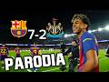 Barcelona Newcastle 7 2 Song Parody Of Enrique Iglesias Subeme La Radio