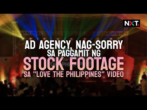 Ad agency, nag-sorry sa paggamit ng stock footage sa "Love the Philippines" video