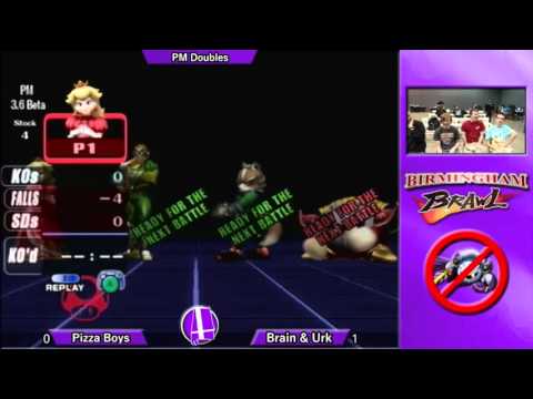 Birmingham Brawl 4 PM Doubles LF - Pizza Boys (Green) vs. Brain & Erk (Red)