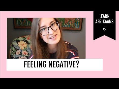 How to say NOT in Afrikaans | Afrikaans met Lindie 06