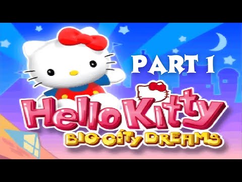 (DS) Hello Kitty: Big City Dreams Gameplay Part 1 (Meeting Friends & Exploring the City)