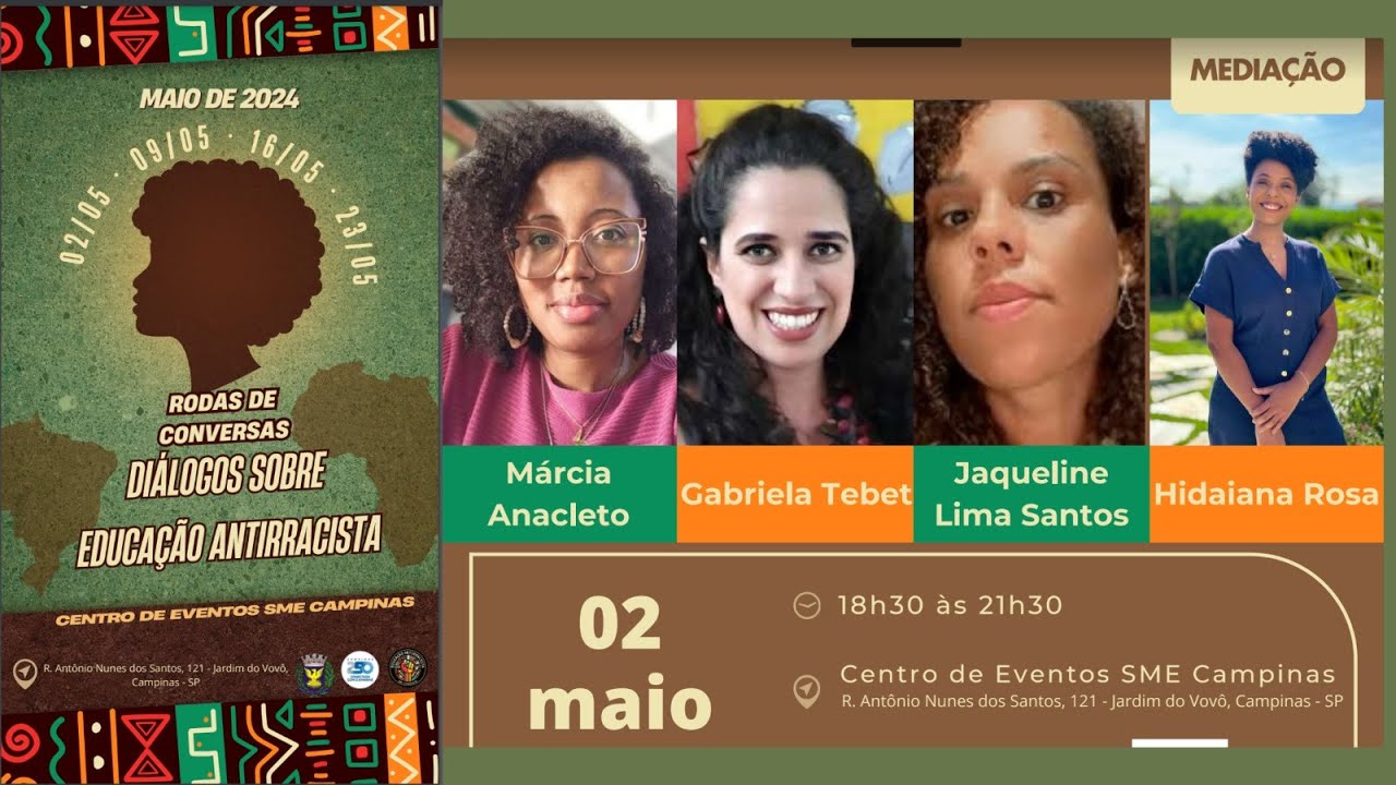 Rodas de Conversas: Diálogos sobre Educação Antirracista