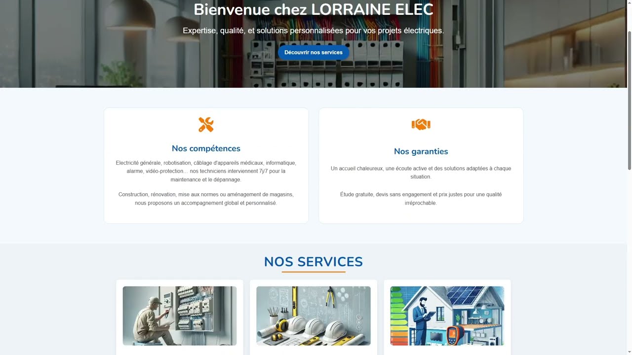 Aperçu vidéo Lorraine Elec