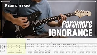 Paramore - Ignorance | Guitar Cover with Guitar Tabs