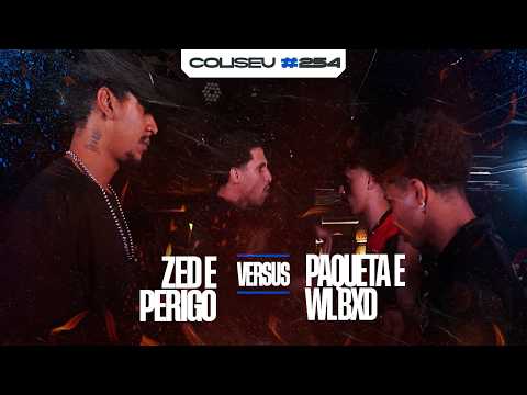 ZED E PERIGO X PAQUETA E WL BXD - SEMIFINAL - BATALHA DO COLISEU - EDIÇÃO DUPLAS #254