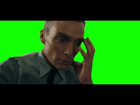 Oppenheimer Staring Meme - Green Screen