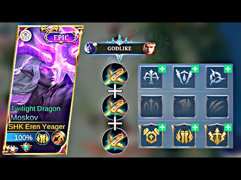 THE MOST POWER FULL BUILD WITH THESE BUFFED ITEMS!! MOSKOV BEST BUILD 2023 | MOBILE LEGENDS