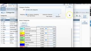 Skyward Gradebook 3rd grade categories