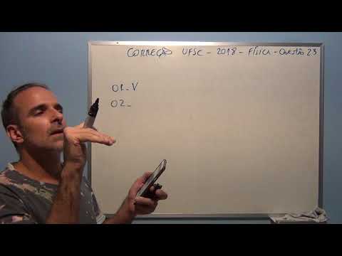 Correção UFSC 2018 Física Questão 23