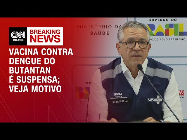 Suspensão da vacina da dengue do Butantan: o que acontece ap