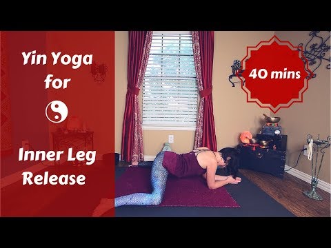 Yin Yoga for Inner Leg & Thigh Release | Kidney Meridians {40 mins}