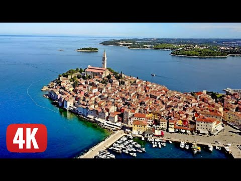 ZADAR and ROVINJ (Croatia) - Stunning View by DRONE (in 4K). MUST SEE!