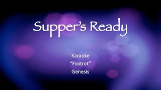 “Supper’s Ready” Karaoke - TIG Music (Genesis Cover)