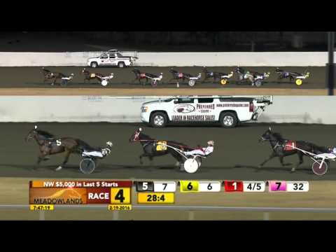 Meadowlands February 19, 2016 - Race 4 - Cool Beans