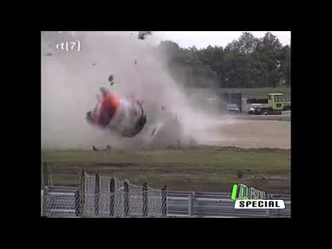 Crash Phil Bastiaans-TT Circuit van Zandvoort - Marlboro Renault Clio Cup 1995
