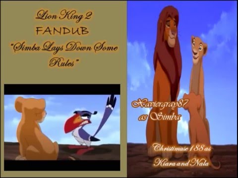 Lion King 2 FANDUB: "Simba Lays Down the Rules" (Collab with Christimuse188)
