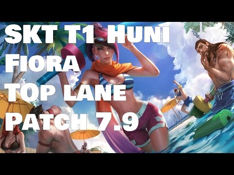 SKT T1 Huni - Fiora vs Jayce Patch 7.9