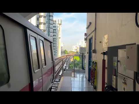 SMRT Siemens C651 [Set 237/238] departing (EW8/CC9) Paya Lebar Station