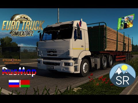 Euro Truck Simulator 2 - RusMap1.7.2 и SR6.5 - 50 - Везем обрезную доску