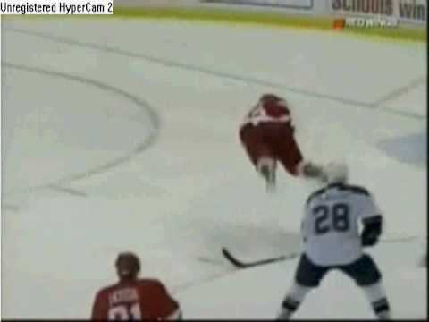 Johan Franzen's Amazing Goal April 2nd, 2009 Vs. Blues
