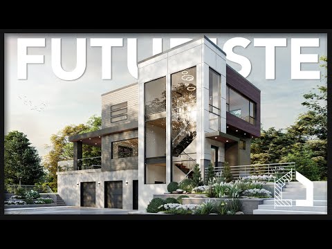 Nos plans de maison modèle | Maison futuriste