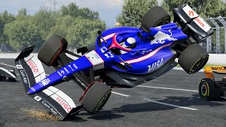 Realistic Racing Crashes #90 | BeamNG Drive