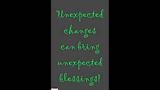 Change is inevitable!