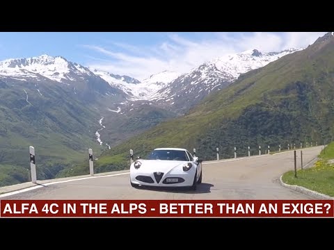 Alfa Romeo 4C Road Test In the Alps - As good as an Exige?