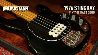 Video thumbnail for Vintage 1976 Music Man StingRay (Pre-Ernie Ball)  |  Bass Demo by Eddie's Guitars