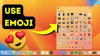 How to Use Emoji in Macbook Air/ Pro or iMac