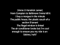 Jay Rock Ft Kendrick Lamar Hood Gone Love It Lyrics HD