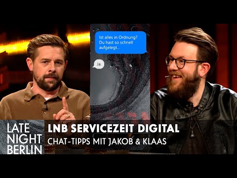 Jakob gets his chat license | LNB Servicezeit Digital | Late Night Berlin | ProSieben