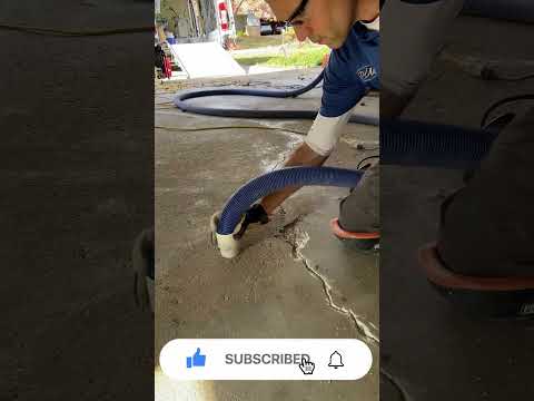 Professional Concrete Crack Grinding #shorts #diy #design #construction
