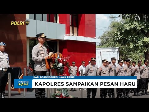 POLRES BOJONEGORO LEPAS BINTARA PUTRA PAPUA BERTUGAS KE TANAH KELAHIRAN