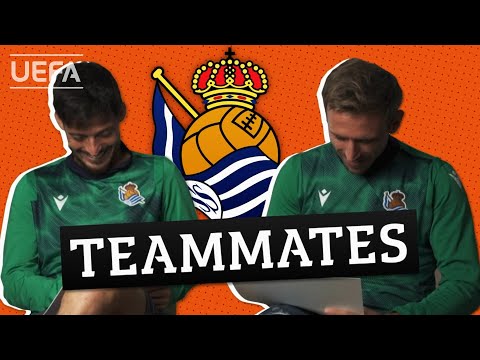 REAL SOCIEDAD Teammates: DAVID SILVA and NACHO MONREAL