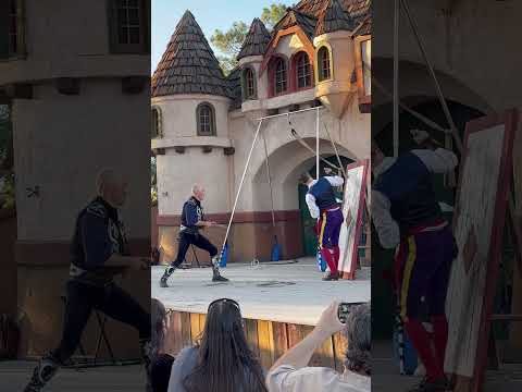 Knife throwing with Jack and Adam