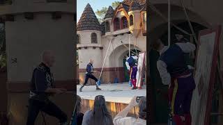 Knife throwing with Jack and Adam