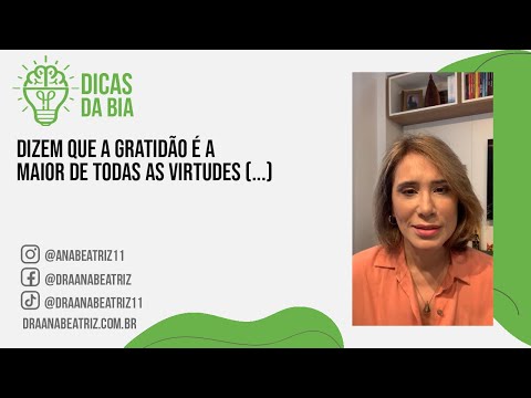 THEY SAY THAT GRATITUDE IS THE GREATEST OF ALL VIRTUES [...] | ANA BEATRIZ