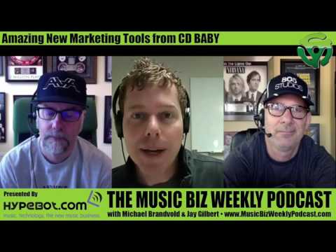 Ep. 282 CD Baby Provides Amazing New Free Marketing Tools from Show.co to Artists