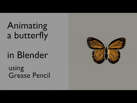Animating a butterfly in Blender