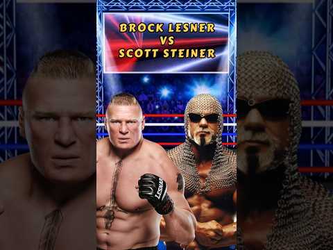 Brock Lesnar VS Scott Steiner, Who's winning? WRESTLING'S DREAM MATCHES