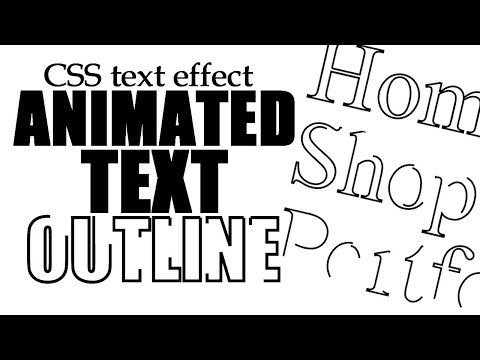 CSS Text Effects Animated Stroke SVG Tutorial