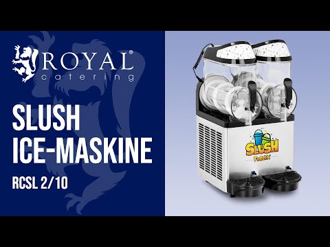 Produktvideo - Slush ice-maskine - 2 x 10 l - LED