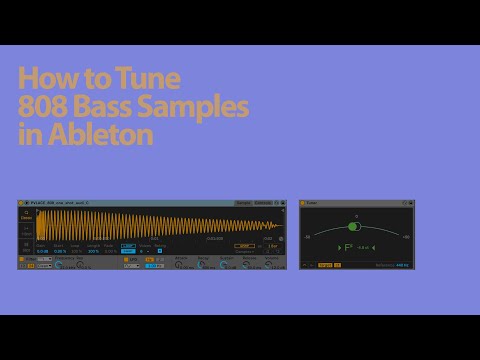 Tuning 808 Bass Samples in Ableton Live 10